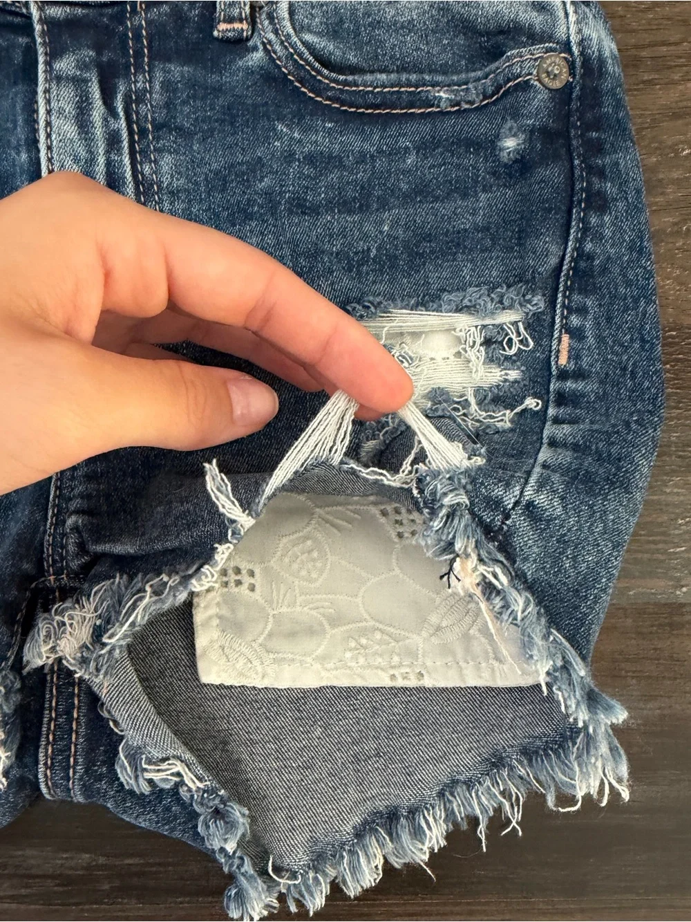 American Eagle Denim Shorts - Blue